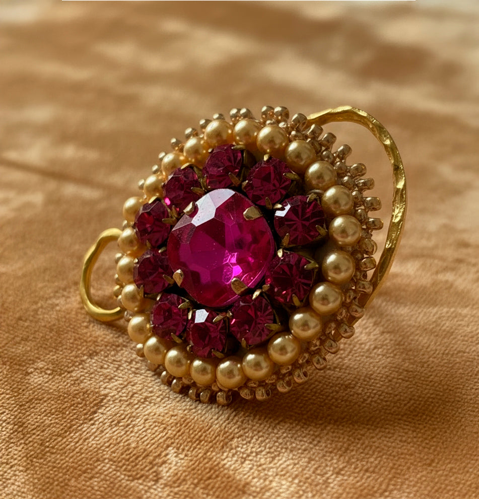 Anello Saturno - Fucsia